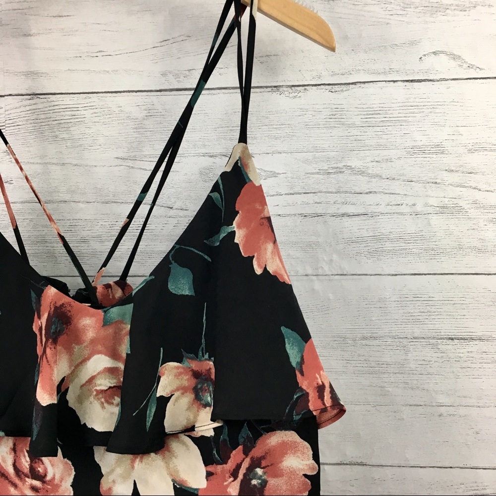 Xhilaration floral criss cross dress NWT - Picture 4 of 7